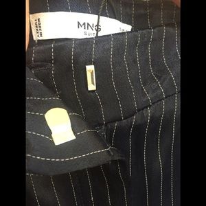 MNG (Mango) Suit pants with pin stripes